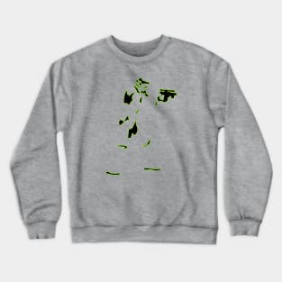 Storm green and black Crewneck Sweatshirt